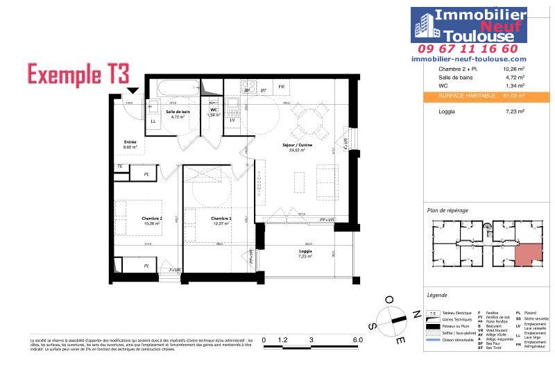 Appartements neufs à Colomiers - Programmes immobiliers neufs Sporting SUNLINE