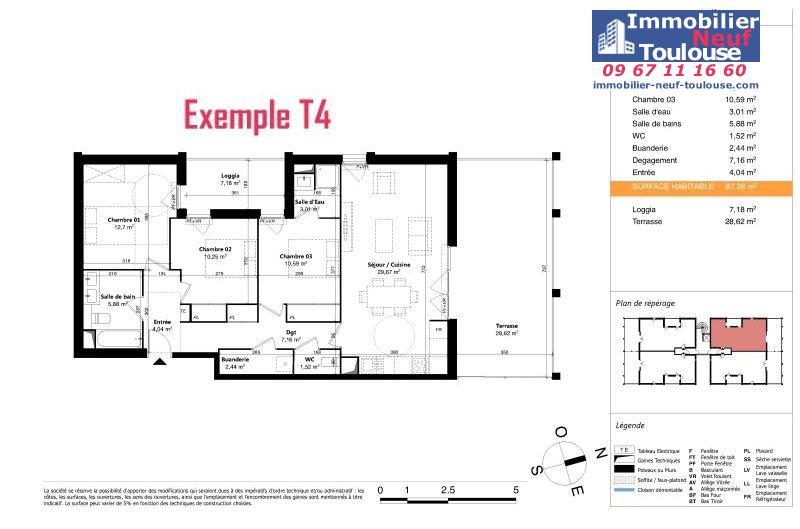 Appartements neufs à Colomiers - Programmes immobiliers neufs Sporting SUNLINE