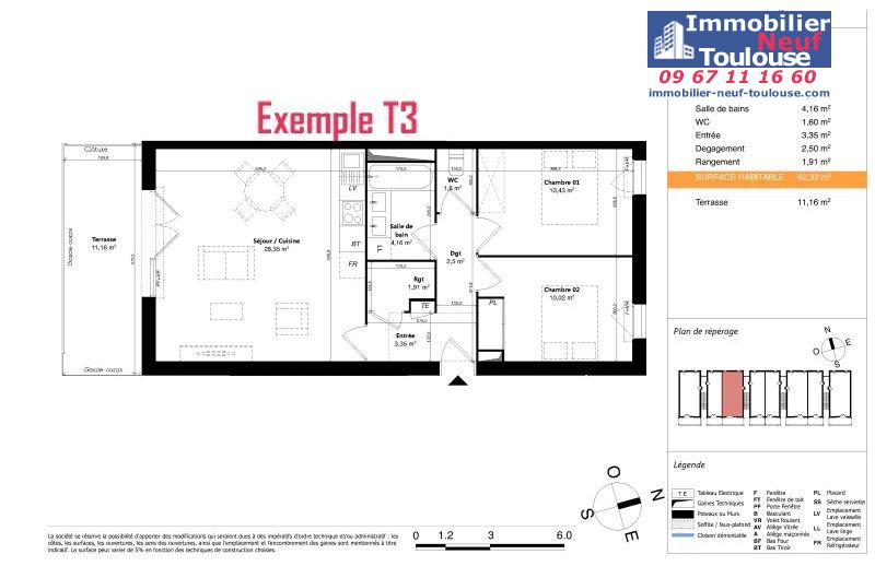 Appartements neufs à Colomiers - Programmes immobiliers neufs Sporting SUNLINE