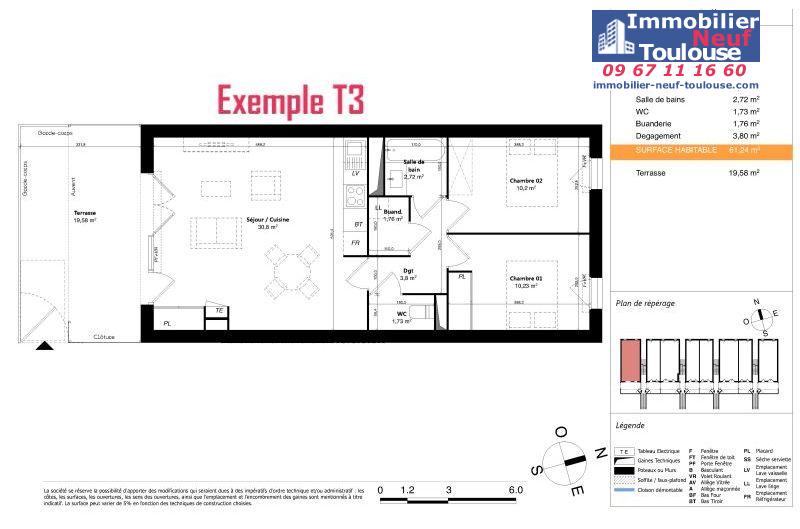 Appartements neufs à Colomiers - Programmes immobiliers neufs Sporting SUNLINE
