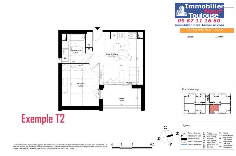 Appartements neufs à Colomiers - Programmes immobiliers neufs Sporting SUNLINE