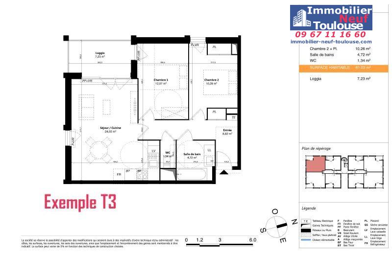 Appartements neufs à Colomiers - Programmes immobiliers neufs Sporting SUNLINE