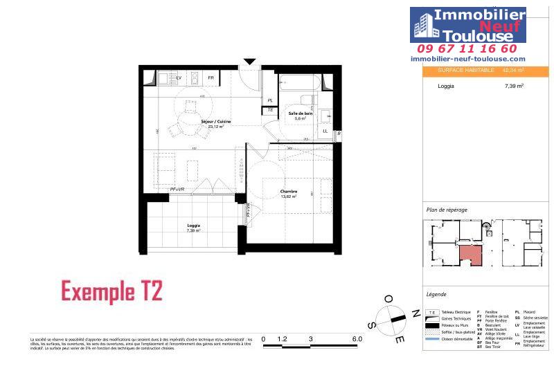 Appartements neufs à Colomiers - Programmes immobiliers neufs Sporting SUNLINE