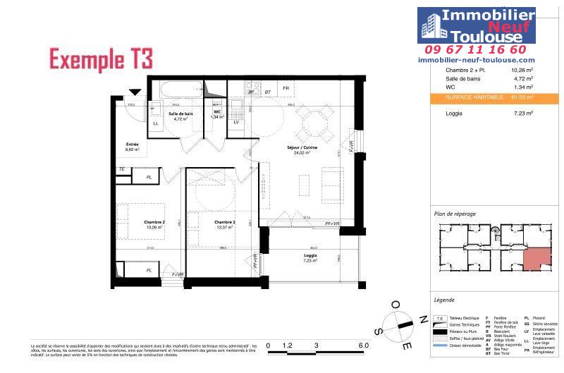 Appartements neufs à Colomiers - Programmes immobiliers neufs Sporting SUNLINE