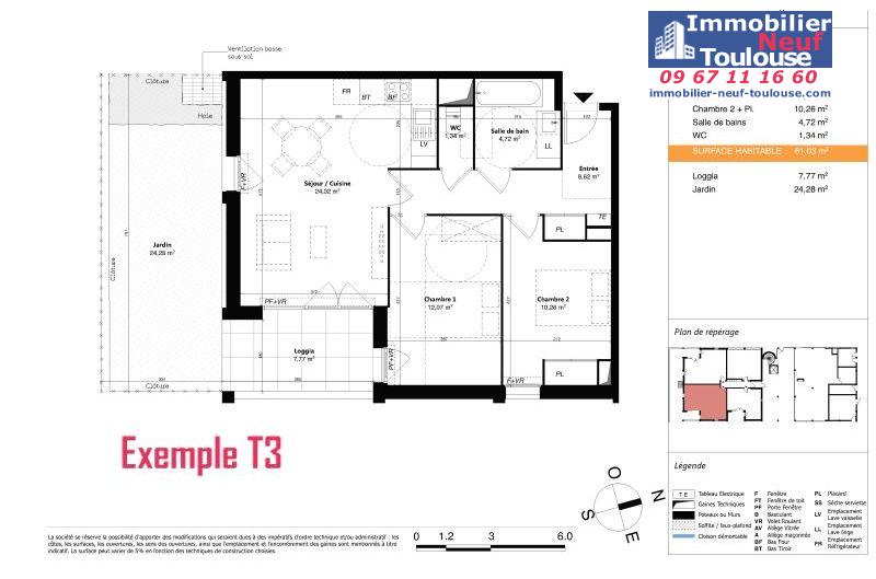 Appartements neufs à Colomiers - Programmes immobiliers neufs Sporting SUNLINE
