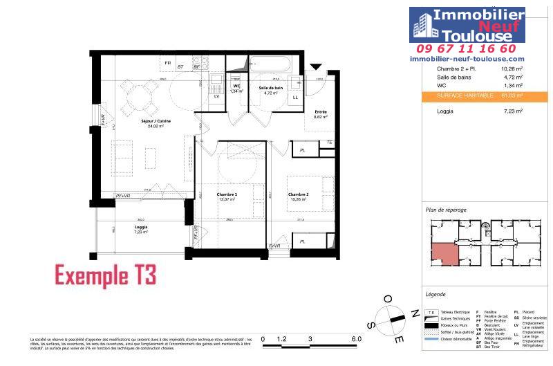 Appartements neufs à Colomiers - Programmes immobiliers neufs Sporting SUNLINE