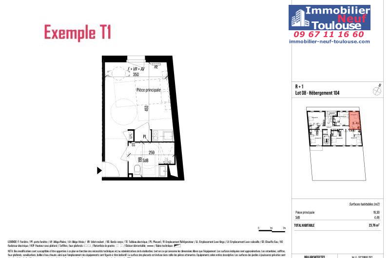 Appartements neufs à Toulouse Minimes - Programmes immobiliers neufs Eclisse Rose des minimes