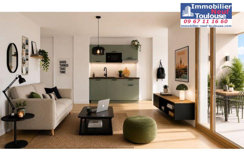 Appartements neufs à Toulouse Minimes - Programmes immobiliers neufs Eclisse Rose des minimes