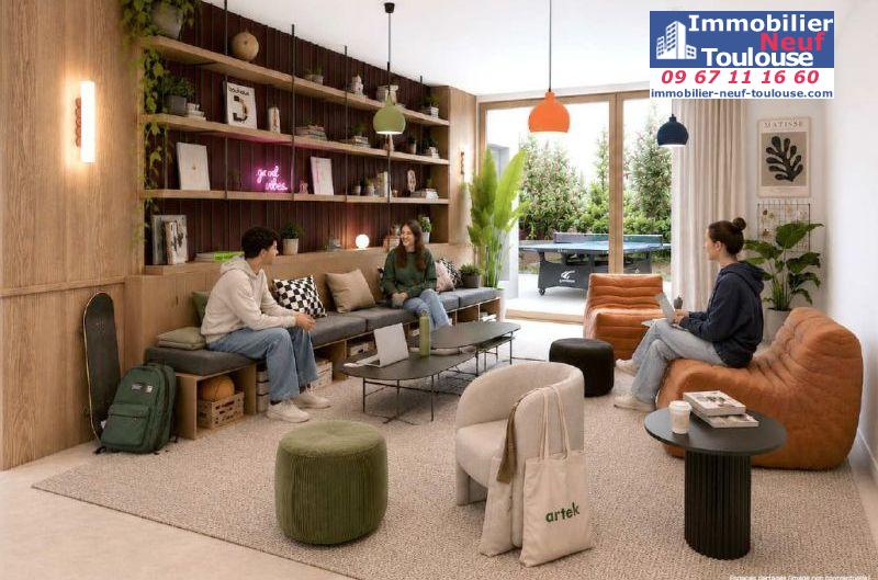 Appartements neufs à Toulouse Minimes - Programmes immobiliers neufs Eclisse Rose des minimes