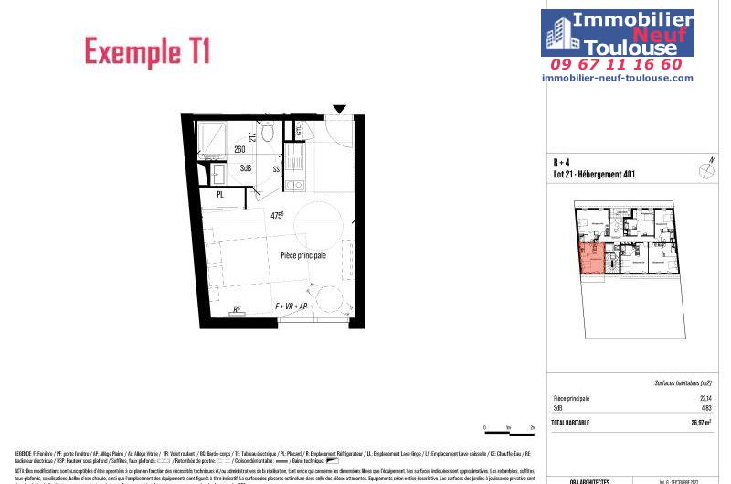 Appartements neufs à Toulouse Minimes - Programmes immobiliers neufs Eclisse Rose des minimes