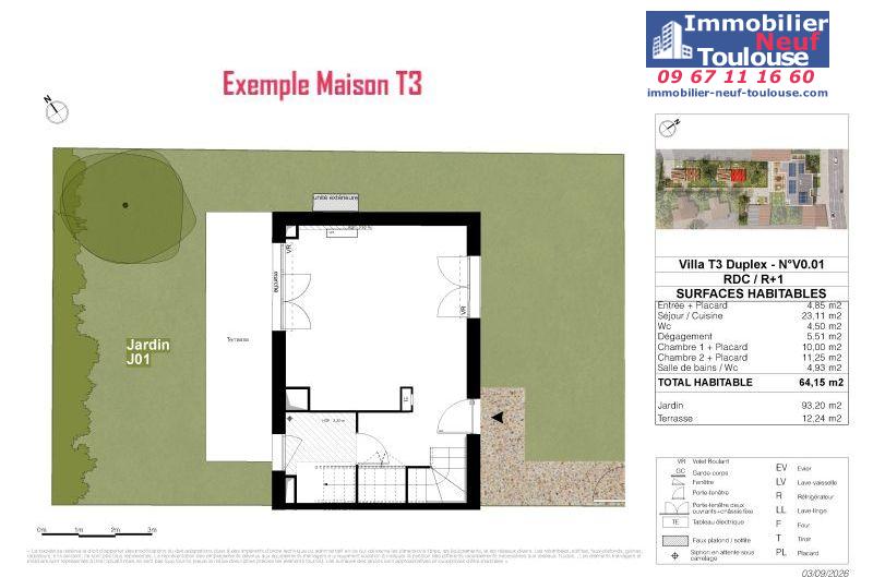 Maisons neuves à Toulouse Montaudran - Programmes immobiliers neufs LP Promotion AEROVEL