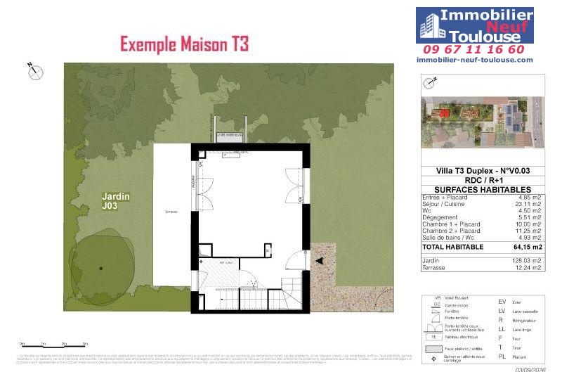 Maisons neuves à Toulouse Montaudran - Programmes immobiliers neufs LP Promotion AEROVEL