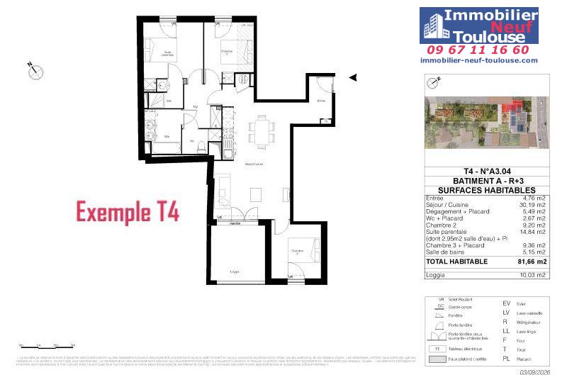 Appartements neufs à Toulouse Montaudran - Programmes immobiliers neufs LP Promotion AEROVEL