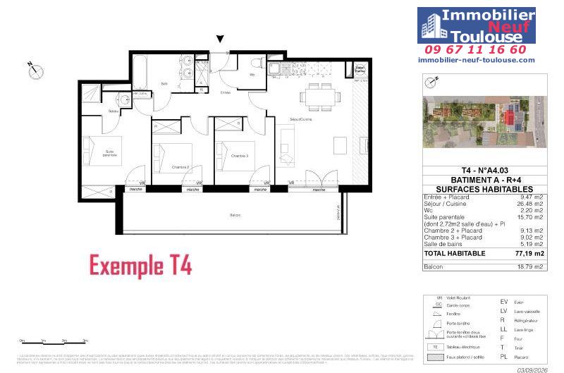 Appartements neufs à Toulouse Montaudran - Programmes immobiliers neufs LP Promotion AEROVEL