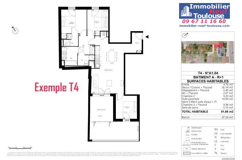 Appartements neufs à Toulouse Montaudran - Programmes immobiliers neufs LP Promotion AEROVEL