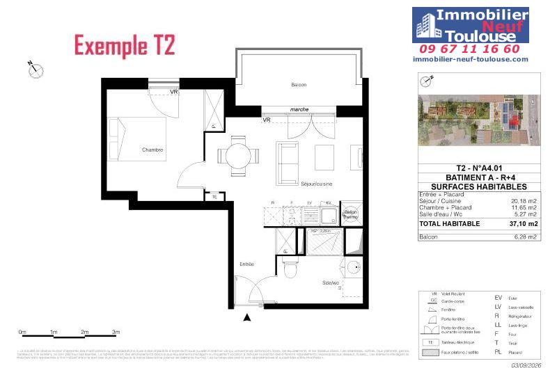Appartements neufs à Toulouse Montaudran - Programmes immobiliers neufs LP Promotion AEROVEL