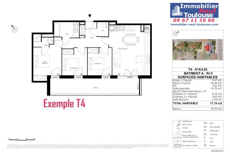 Appartements neufs à Toulouse Montaudran - Programmes immobiliers neufs LP Promotion AEROVEL