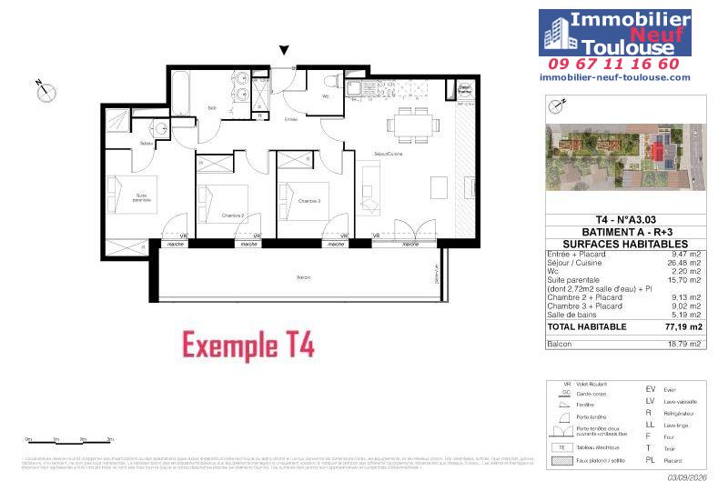 Appartements neufs à Toulouse Montaudran - Programmes immobiliers neufs LP Promotion AEROVEL