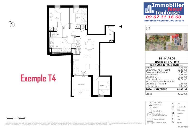 Appartements neufs à Toulouse Montaudran - Programmes immobiliers neufs LP Promotion AEROVEL