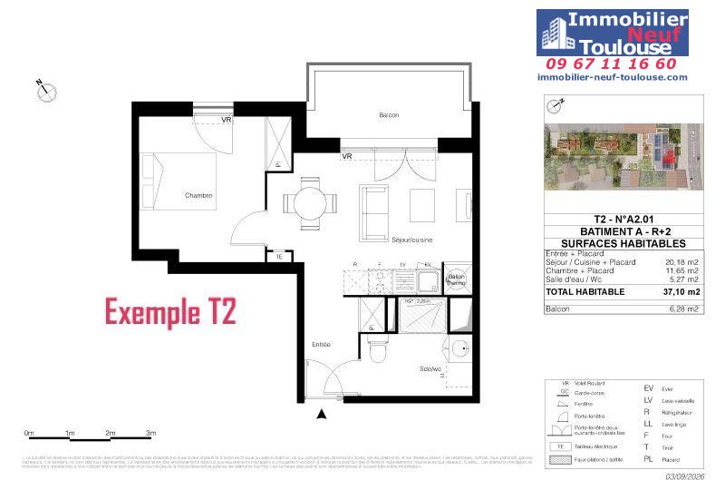 Appartements neufs à Toulouse Montaudran - Programmes immobiliers neufs LP Promotion AEROVEL