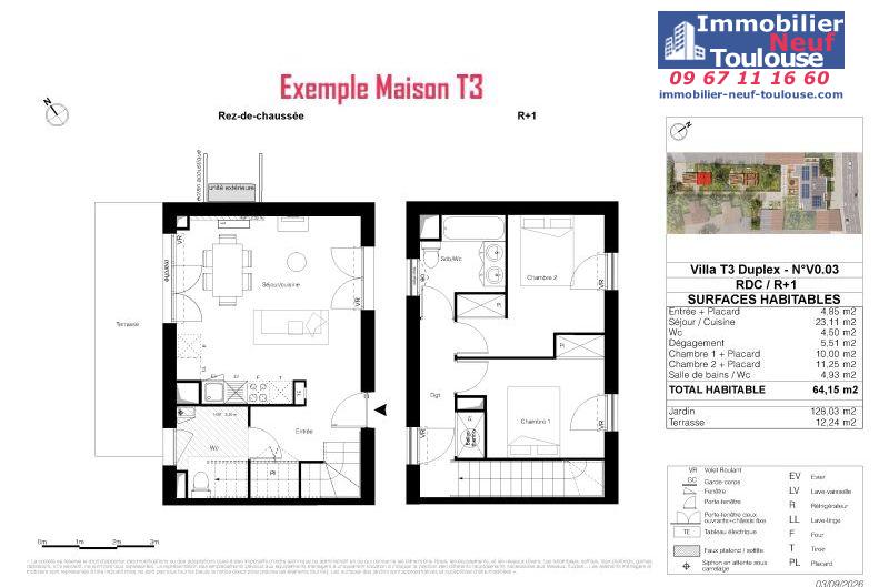 Maisons neuves à Toulouse Montaudran - Programmes immobiliers neufs LP Promotion AEROVEL