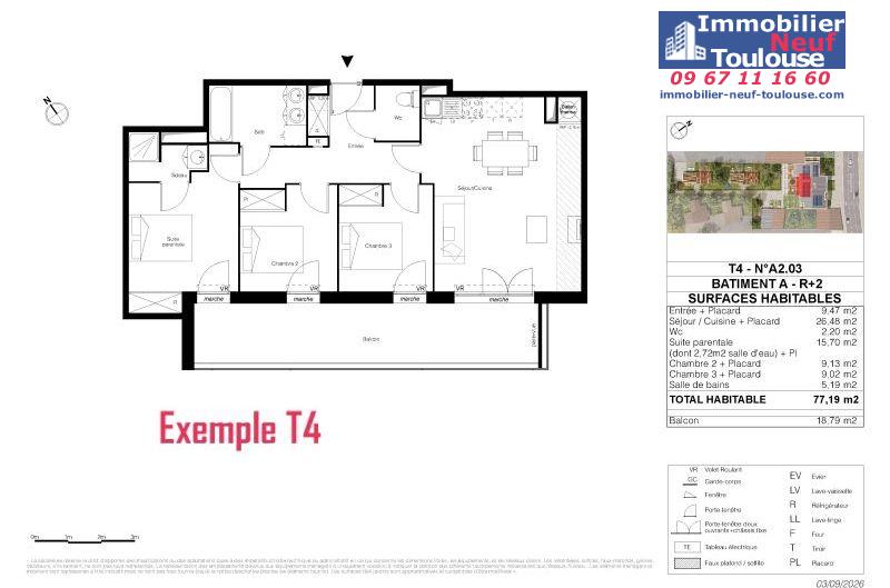 Appartements neufs à Toulouse Montaudran - Programmes immobiliers neufs LP Promotion AEROVEL