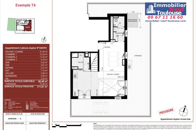 Appartements neufs à Toulouse Compans Caffarelli - Programmes immobiliers neufs ECLISSE - Bouygues Cœur remparts