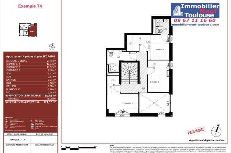 Appartements neufs à Toulouse Compans Caffarelli - Programmes immobiliers neufs ECLISSE - Bouygues Cœur remparts
