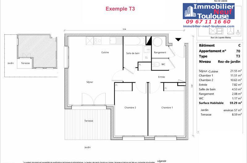 Appartements neufs à Toulouse Lalande - Programmes immobiliers neufs Sporting ORELIS /