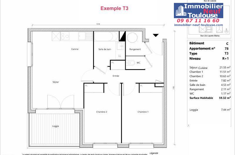 Appartements neufs à Toulouse Lalande - Programmes immobiliers neufs Sporting ORELIS /