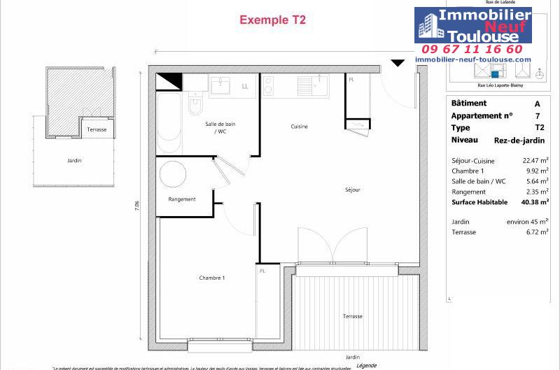 Appartements neufs à Toulouse Lalande - Programmes immobiliers neufs Sporting ORELIS /