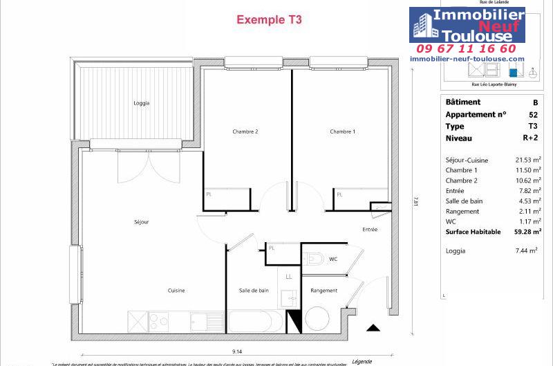 Appartements neufs à Toulouse Lalande - Programmes immobiliers neufs Sporting ORELIS /