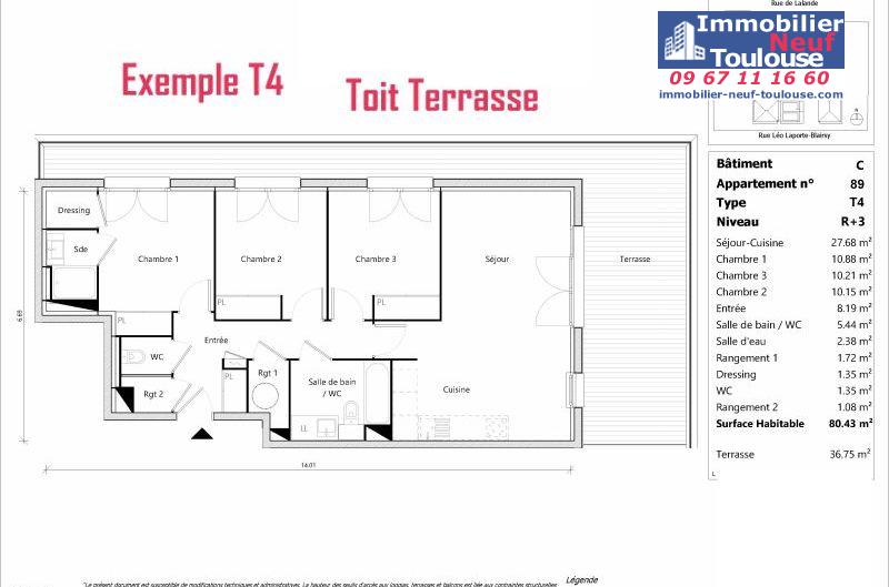 Appartements neufs à Toulouse Lalande - Programmes immobiliers neufs Sporting ORELIS /