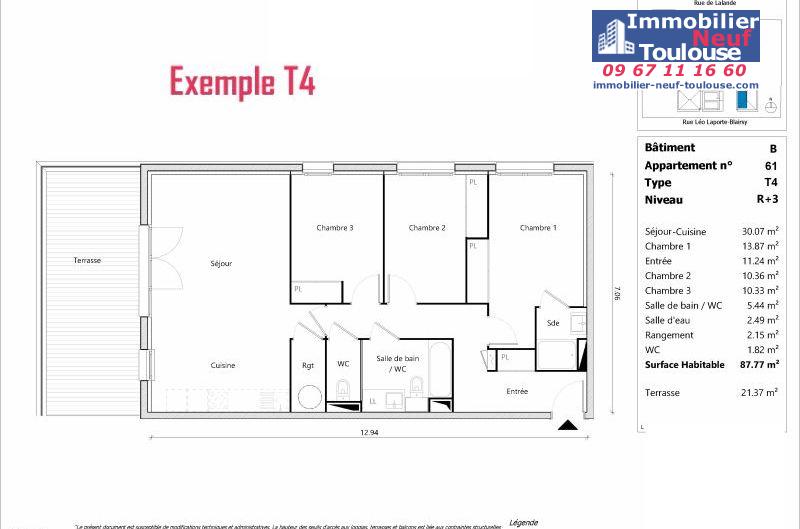 Appartements neufs à Toulouse Lalande - Programmes immobiliers neufs Sporting ORELIS /