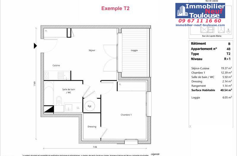 Appartements neufs à Toulouse Lalande - Programmes immobiliers neufs Sporting ORELIS /