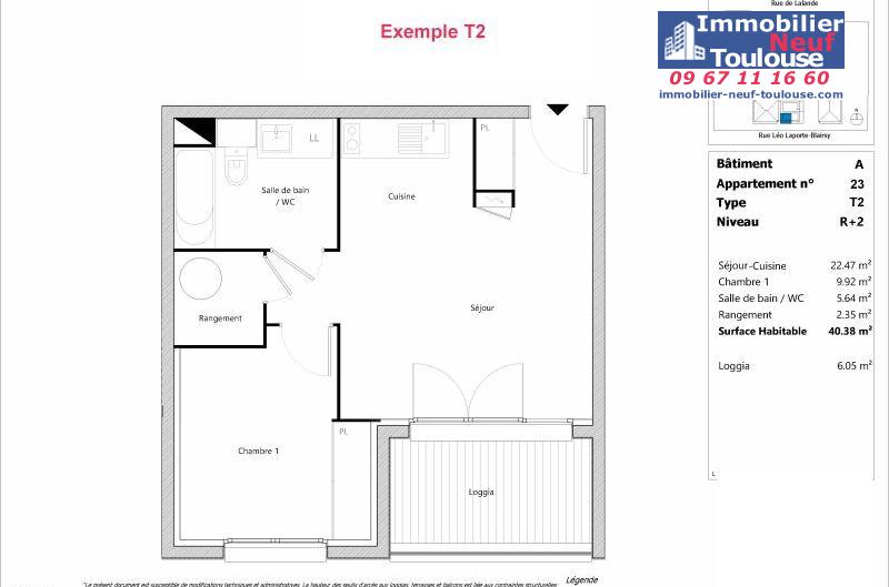 Appartements neufs à Toulouse Lalande - Programmes immobiliers neufs Sporting ORELIS /