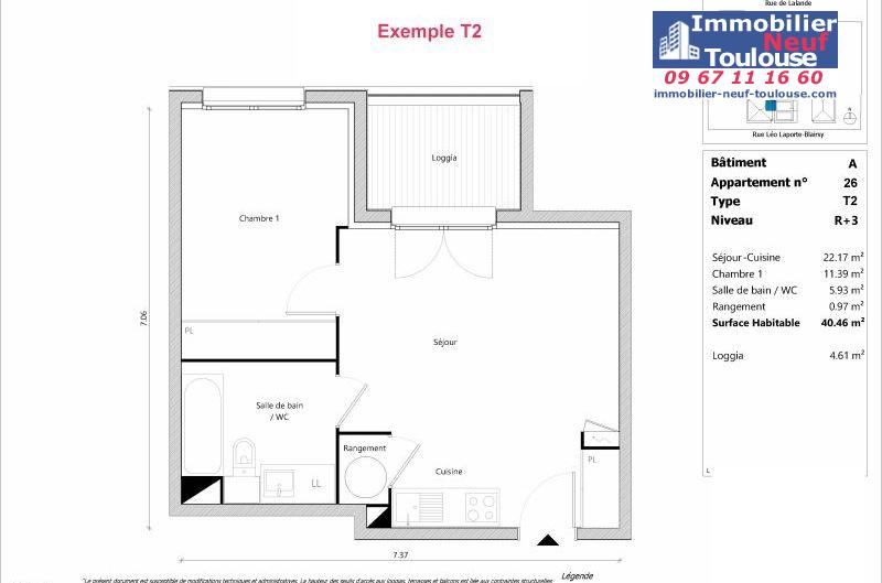 Appartements neufs à Toulouse Lalande - Programmes immobiliers neufs Sporting ORELIS /
