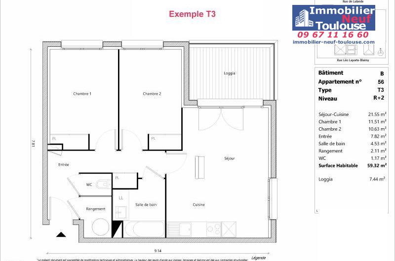 Appartements neufs à Toulouse Lalande - Programmes immobiliers neufs Sporting ORELIS /