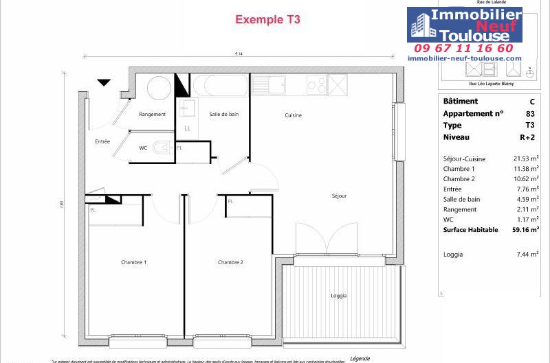 Appartements neufs à Toulouse Lalande - Programmes immobiliers neufs Sporting ORELIS /