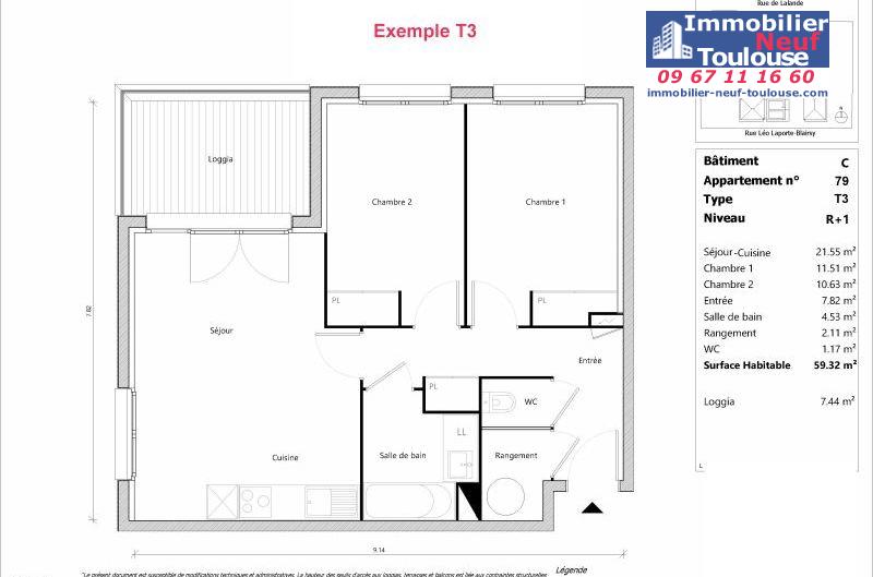 Appartements neufs à Toulouse Lalande - Programmes immobiliers neufs Sporting ORELIS /