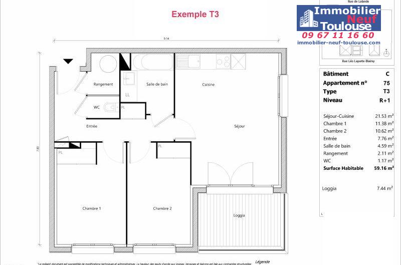 Appartements neufs à Toulouse Lalande - Programmes immobiliers neufs Sporting ORELIS /