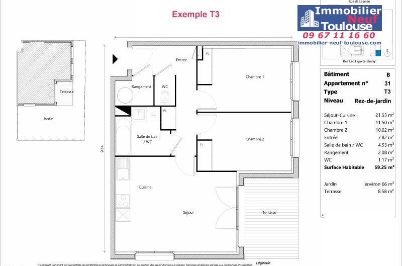 Appartements neufs à Toulouse Lalande - Programmes immobiliers neufs Sporting ORELIS /