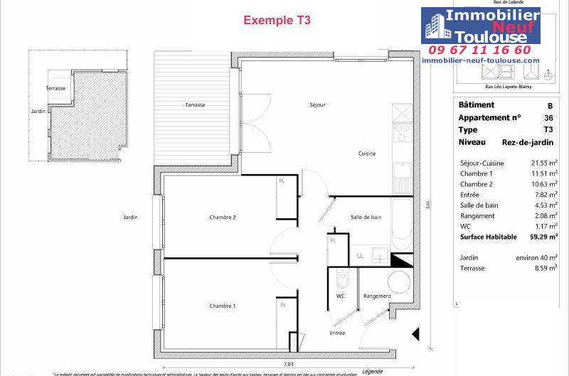 Appartements neufs à Toulouse Lalande - Programmes immobiliers neufs Sporting ORELIS /