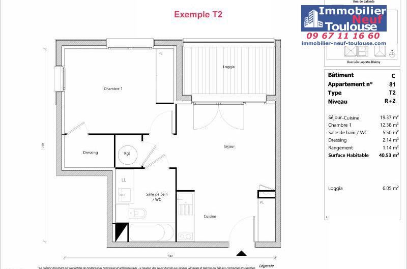 Appartements neufs à Toulouse Lalande - Programmes immobiliers neufs Sporting ORELIS /