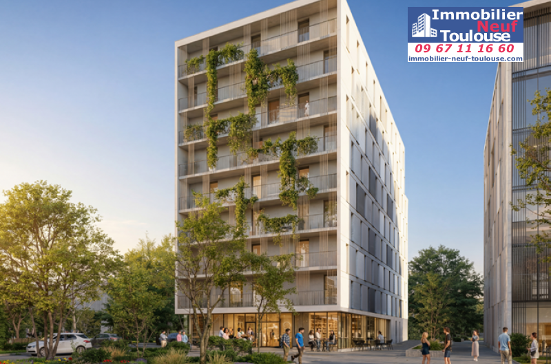 Résidence etudiante LMNP à Balma - Programmes immobiliers neufs Cogedim Quai 64