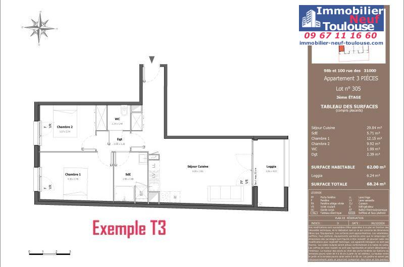 Appartements neufs à Toulouse Saint Cyprien - Programmes immobiliers neufs LNC Nouveaux constructeurs Aiga Viva