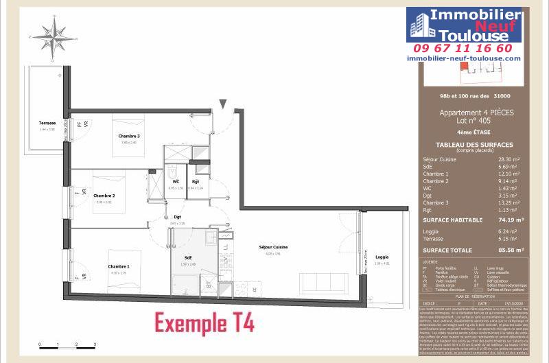 Appartements neufs à Toulouse Saint Cyprien - Programmes immobiliers neufs LNC Nouveaux constructeurs Aiga Viva
