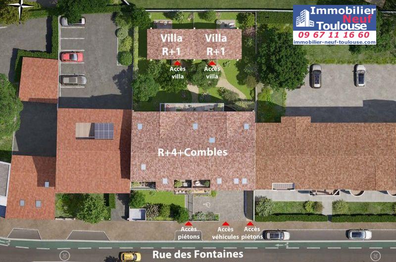 Appartements neufs à Toulouse Saint Cyprien - Programmes immobiliers neufs LNC Nouveaux constructeurs Aiga Viva