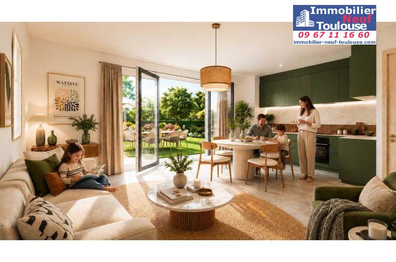 Appartements neufs à Toulouse Saint Cyprien - Programmes immobiliers neufs LNC Nouveaux constructeurs Aiga Viva