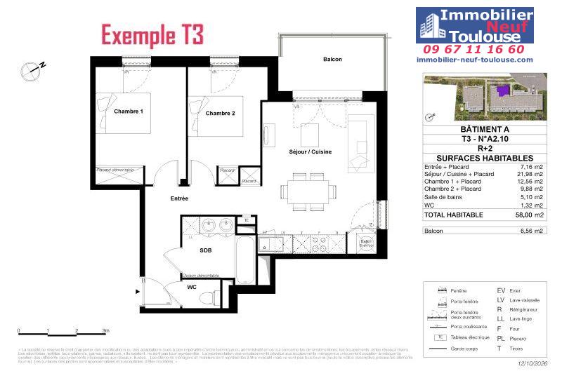 Appartements neufs à Toulouse Terrasse - Programmes immobiliers neufs LP Promotion L'ECRIN DE GASPARD /